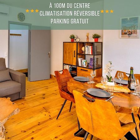 3 Pieces, Climatise, Calme, 100M Du Centre, Parking, "Lyriade" Sarlat Exterior foto