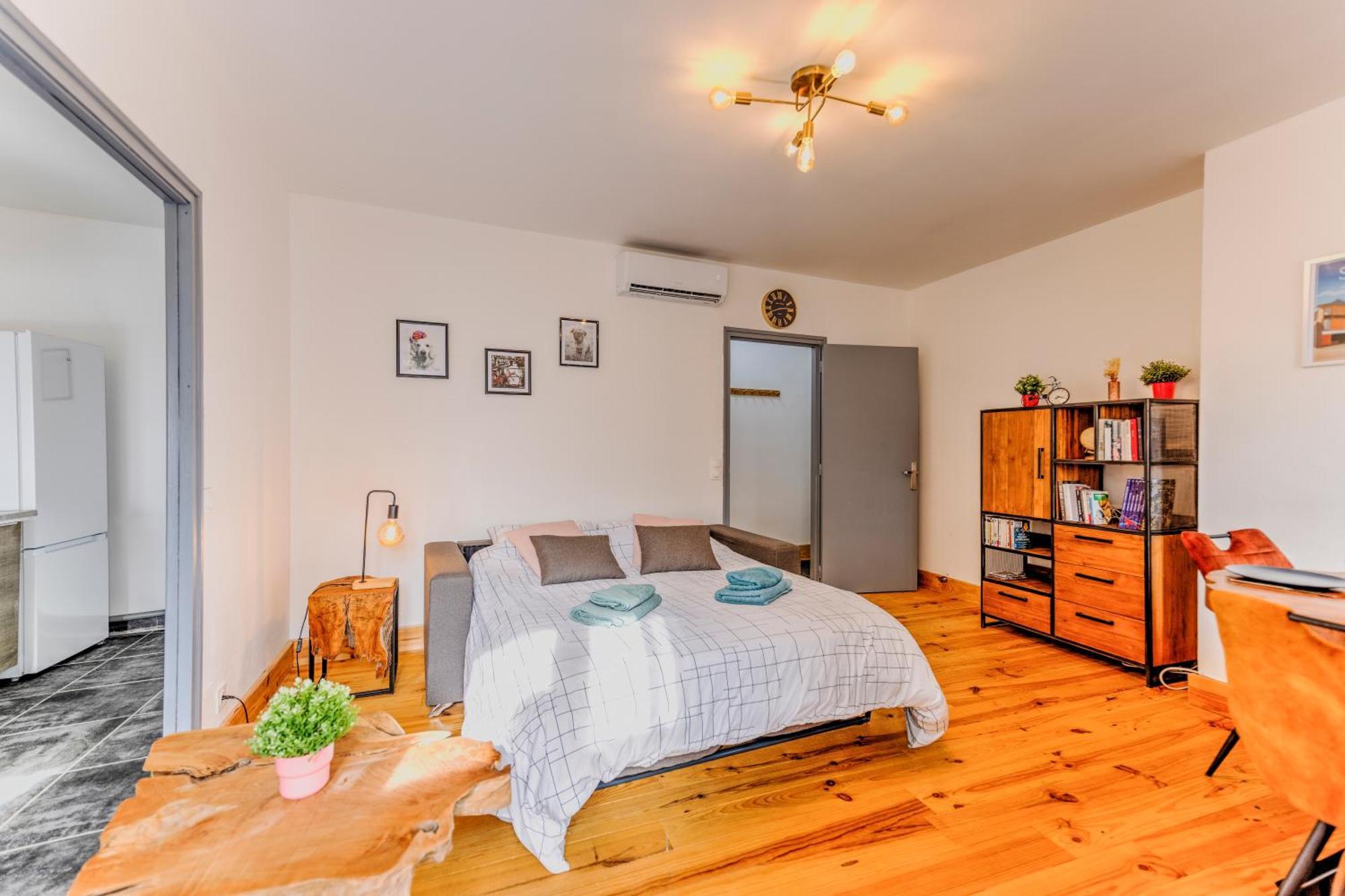 3 Pieces, Climatise, Calme, 100M Du Centre, Parking, "Lyriade" Sarlat Exterior foto
